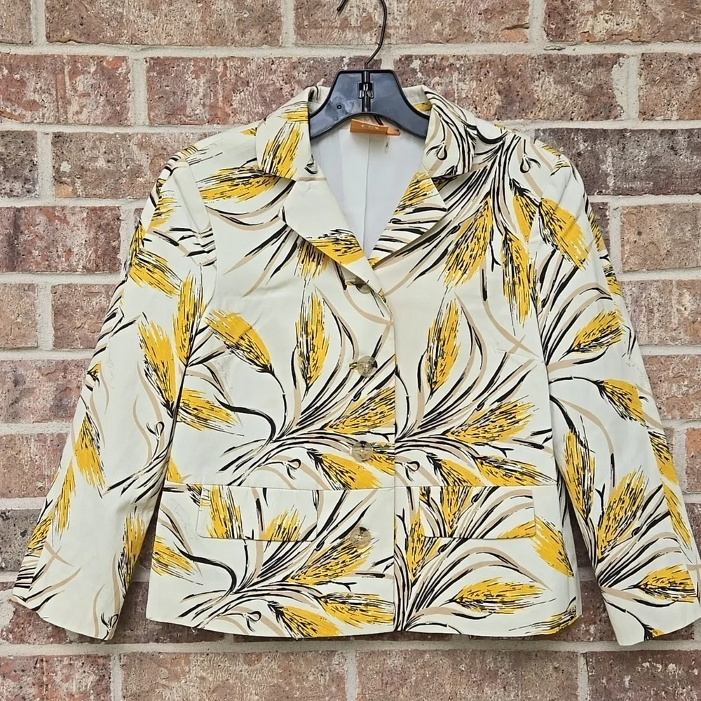 Tory Burch Rimon printed jacket Size 4